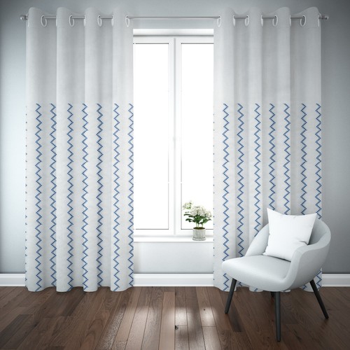 Tenda interni con ricamo - interni, a
